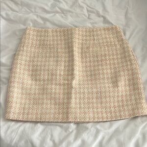 Anine bing houndstooth skirt
